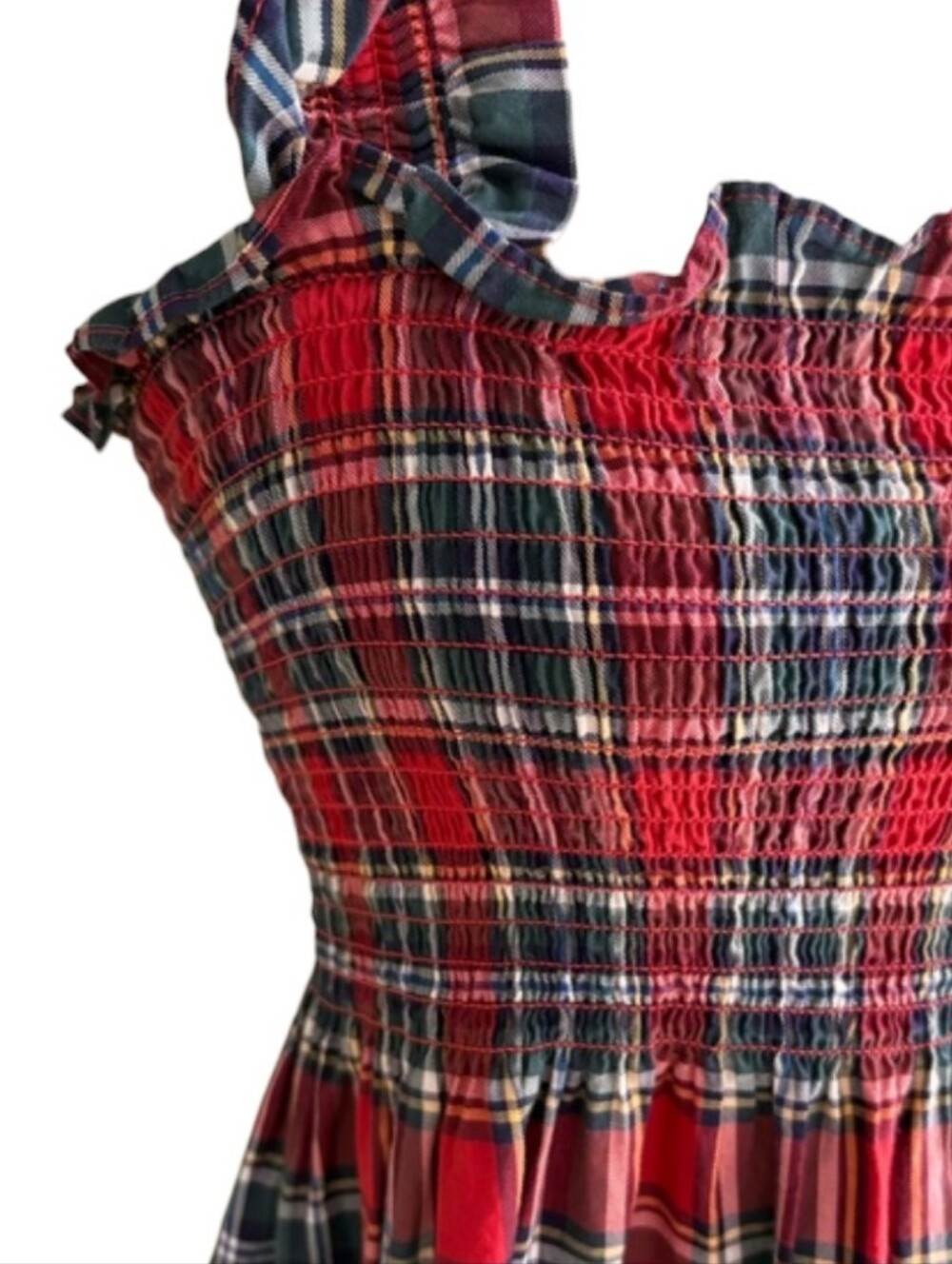 Hill House Home Ellie Nap dress size L tartan plaid - Picture 10 of 11